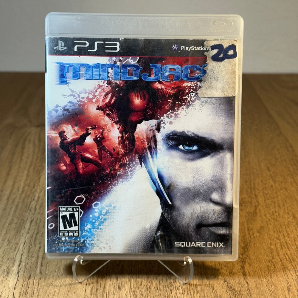 Square Enix MindJack Video Game PS3 NTSC Fair Condition Tested Working
